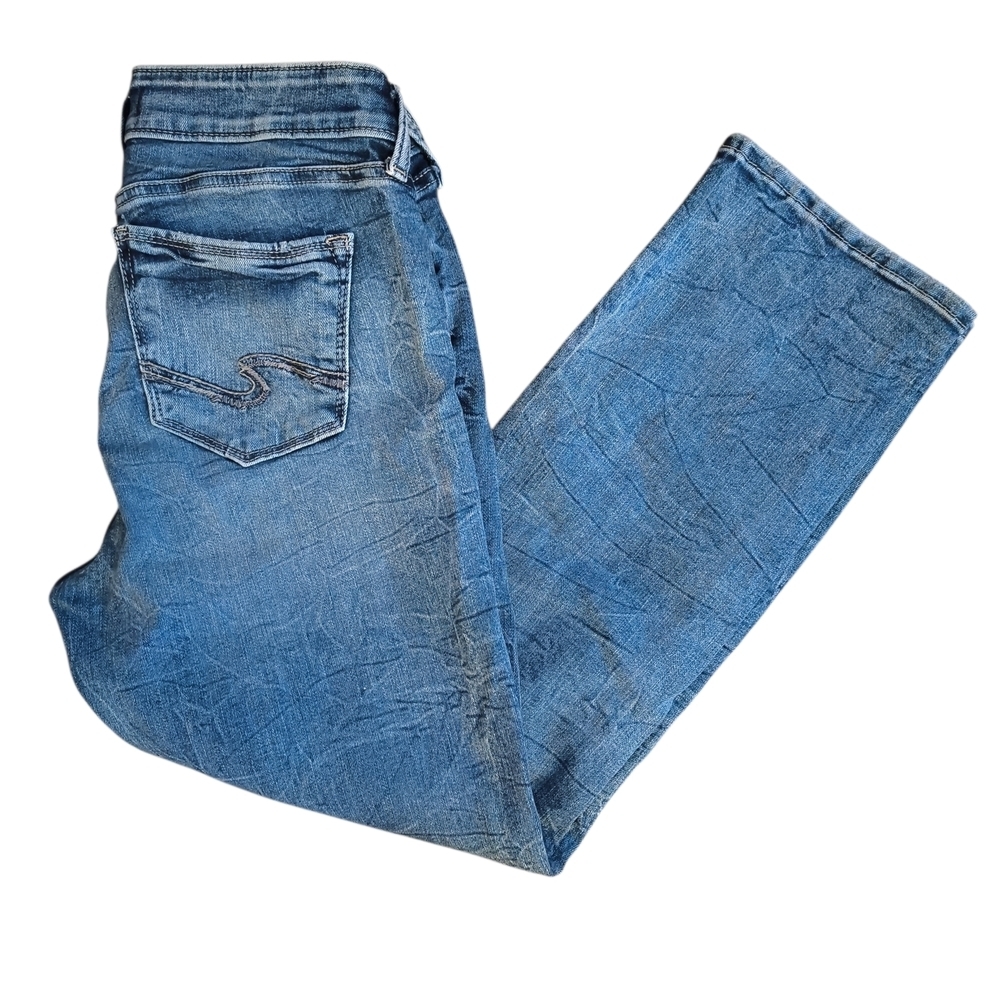 Silver Suki Straight Crop Jeans Size 29